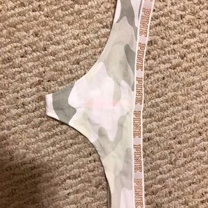 BRAND NEW Victoria’s Secret PINK Camo Thong